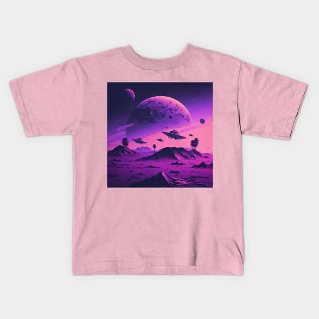 Vapor Invasion Kids T-Shirt by theusher